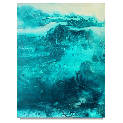 Türkis abstrakt malerei kunst - tÜrkis,