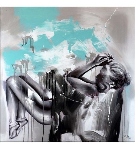 Acrylgemälde dream bild - acrylgemälde,