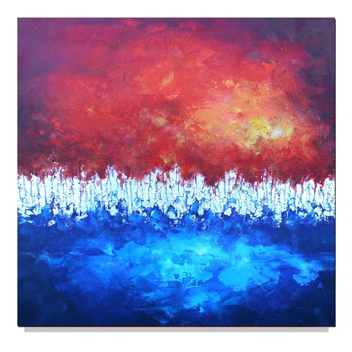 Silber abstrakt malerei kunst - malerei,