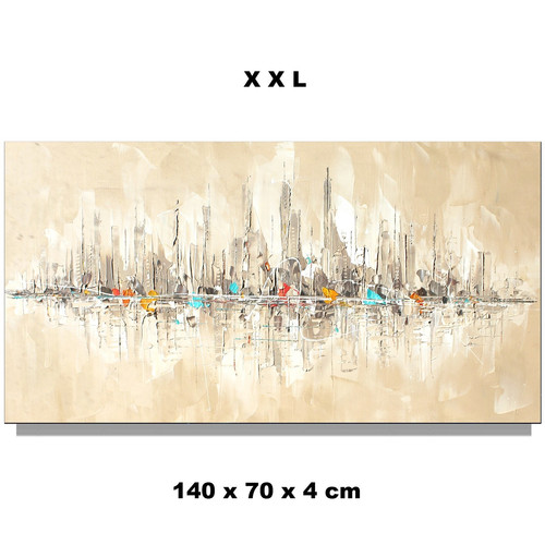 Malerei strukturbild skyline - strukturbild,
