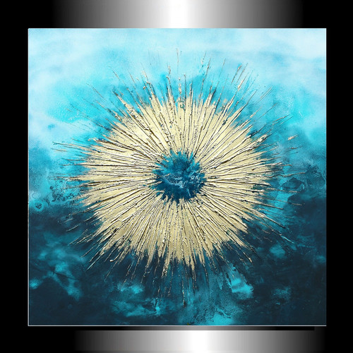 Gold abstrakt malerei kunst - malerei,