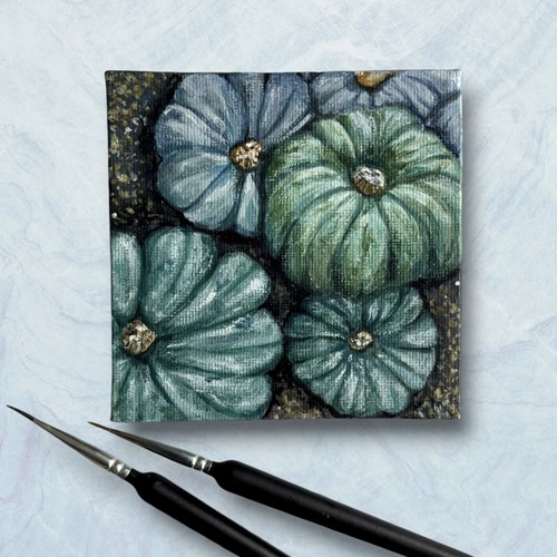 Original mini leinwand 10x10cm - original,