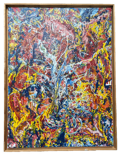 Abstrakte kunst acryl - acryl, moderne