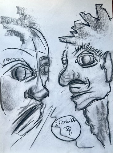 Original abstrakte porträt - abstrakte,