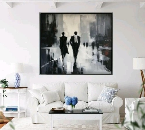Abstrakt kunst acrylgemälde - kunst,