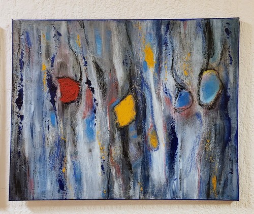 Original acryl bild gemälde - original,
