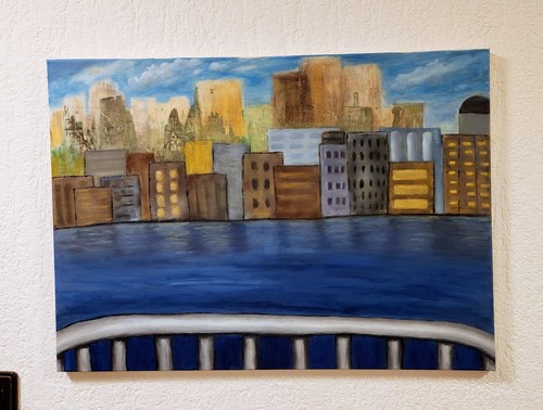Original acryl bild - acryl,