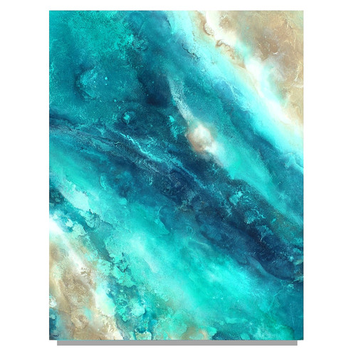 Türkis abstrakt malerei kunst - tÜrkis,