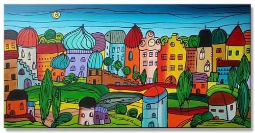 Acryl bilder kunst - acryl,