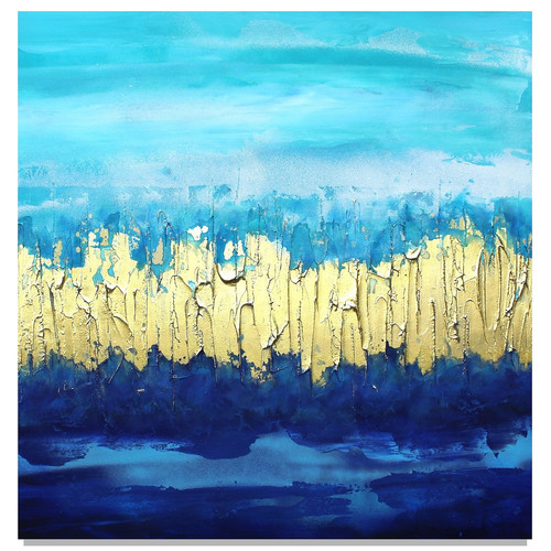 Gold abstrakt malerei - gold,