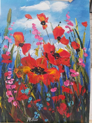 Acryl bild gemälde abstrakte - bild,