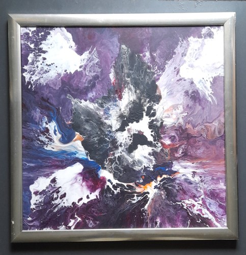 Original acryl bild landschaft - acryl,