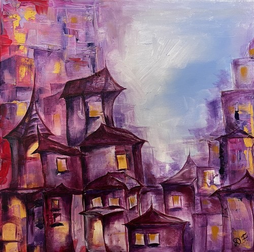Original acryl gemälde - acryl,