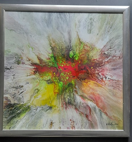 Original acryl bild landschaft - original,