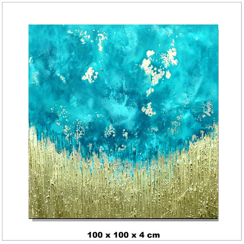 Gold abstrakt malerei kunst - abstrakt,