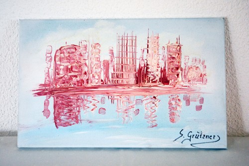 Abstrakte malerei kunst acryl - abstrakte,