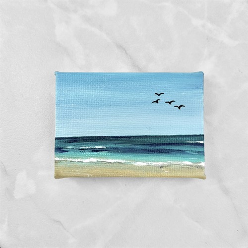 Original mini leinwandbild - original, 5x7